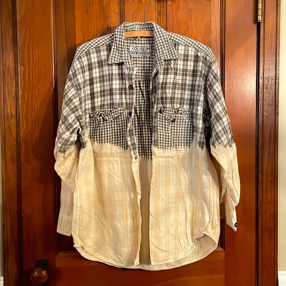 Ombré one of a kind flannel!